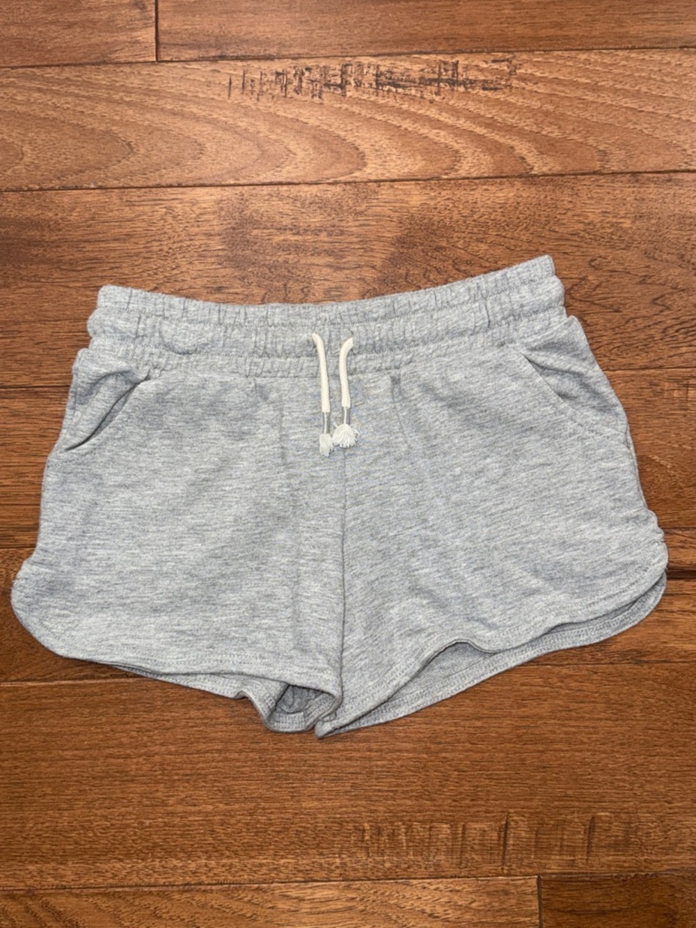 Cat & Jack Girls Drawstring Pull On Shorts - Heather Gray - Size M (8)